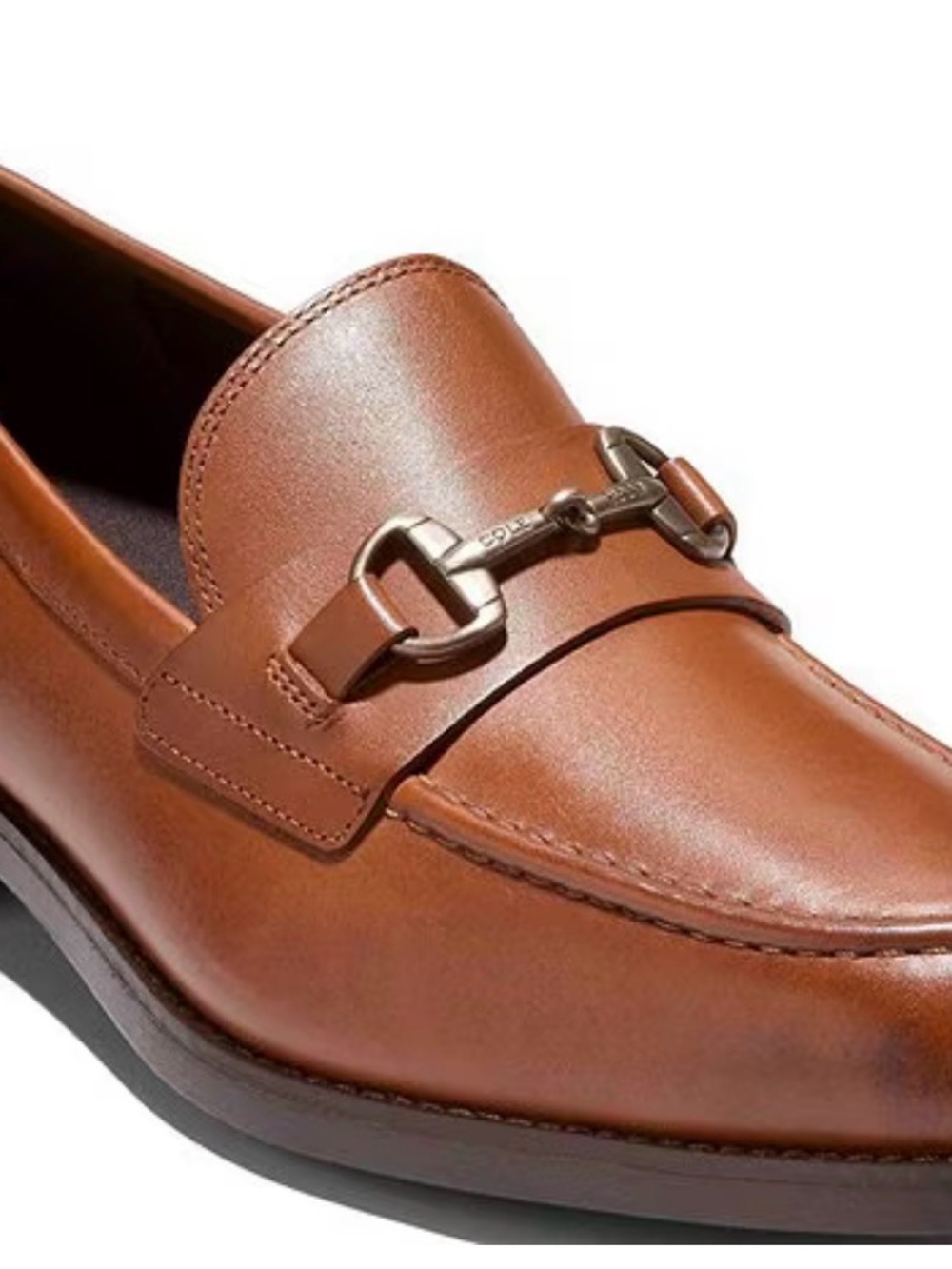 Men's Brown Leather Horsebit Loafers